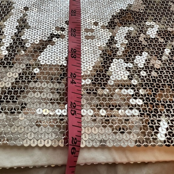 THE KOOPLES Silver sequined t-shirt, Size Large NWT short sleeve crew neck - Picture 7 of 14